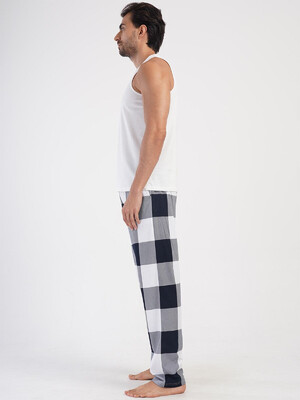 Купить Хлопковые домашние брюки в клетку VIENETTA MAN 4032527461 в Украина в Lingerie.ua - Одяг для дому та відпочинку, Фото 2