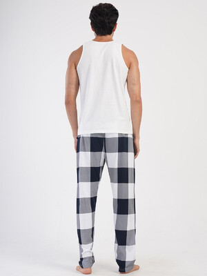 Купить Хлопковые домашние брюки в клетку VIENETTA MAN 4032527461 в Украина в Lingerie.ua - Одяг для дому та відпочинку, Фото 8