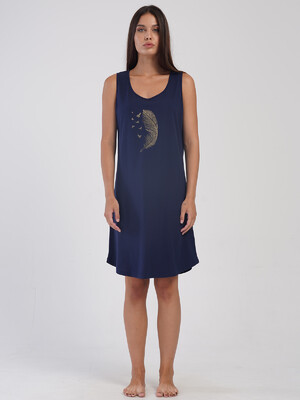 Купить Хлопковая туника на широких бретельках VIENETTA 4051930000 в Украина в Lingerie.ua - Одяг для дому та відпочинку, Фото 2