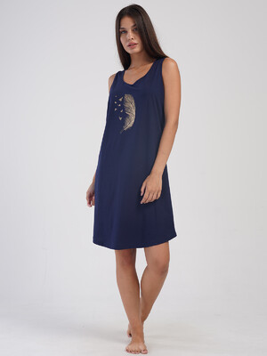 Купить Хлопковая туника на широких бретельках VIENETTA 4051930000 в Украина в Lingerie.ua - Одяг для дому та відпочинку, Фото 8