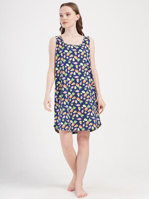 Купить Хлопковая туника на широких бретельках VIENETTA 4092120231 в Украина в Lingerie.ua - Одяг для дому та відпочинку, Фото 2