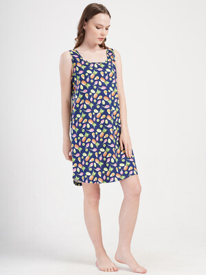 Купить Хлопковая туника на широких бретельках VIENETTA 4092120231 в Украина в Lingerie.ua - Одяг для дому та відпочинку, Фото 3