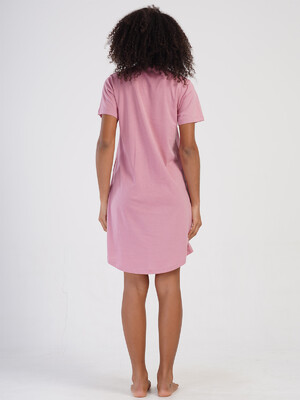 Купить Хлопковая домашняя туника с коротким рукавом VIENETTA 4070660000 в Украина в Lingerie.ua - Одяг для дому та відпочинку, Фото 2