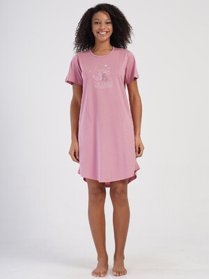 Купить Хлопковая домашняя туника с коротким рукавом VIENETTA 4070660000 в Украина в Lingerie.ua - Одяг для дому та відпочинку, Фото 9