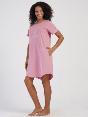 Купить Хлопковая домашняя туника с коротким рукавом VIENETTA 4070660000 в Украина в Lingerie.ua - Одяг для дому та відпочинку, Фото 6