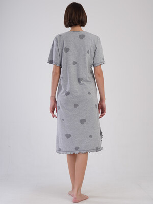 Купить Домашняя туника большого размера с коротким рукавом VIENETTA 4091586203 в Украина в Lingerie.ua - Одяг для дому та відпочинку, Фото 7