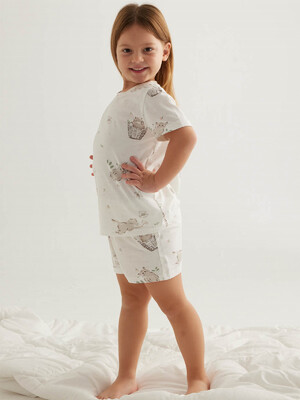Купить Бавовняний дитячий домашній комплект із коротким рукавом HAYS 50360 в Украина в Lingerie.ua - Одяг для дому та відпочинку, Фото 4