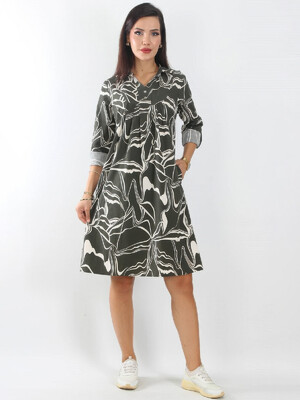Купить Платье летнее с контрастным принтом JEN 04403 в Украина