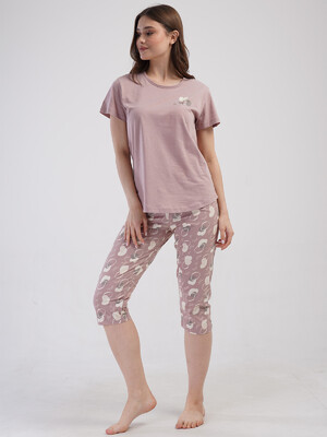 Купить Хлопковый летний комплект с бриджами VIENETTA 4092804350 в Украина в Lingerie.ua - Одяг для дому та відпочинку, Фото 2