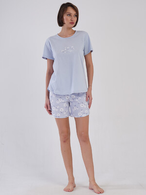 Купить Хлопковый комплект с шортами VIENETTA 4084770019 в Украина в Lingerie.ua - Одяг для дому та відпочинку, Видео