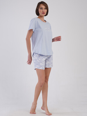 Купить Хлопковый комплект с шортами VIENETTA 4084770019 в Украина в Lingerie.ua - Одяг для дому та відпочинку, Фото 2
