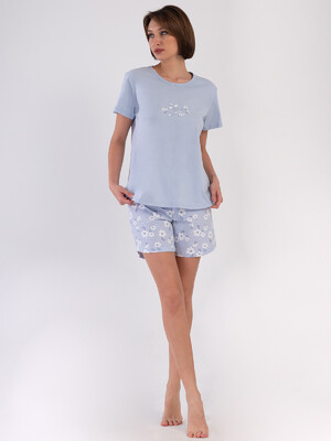 Купить Хлопковый комплект с шортами VIENETTA 4084770019 в Украина в Lingerie.ua - Одяг для дому та відпочинку, Фото 6