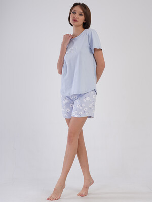 Купить Хлопковый комплект с шортами VIENETTA 4084770019 в Украина в Lingerie.ua - Одяг для дому та відпочинку, Фото 7