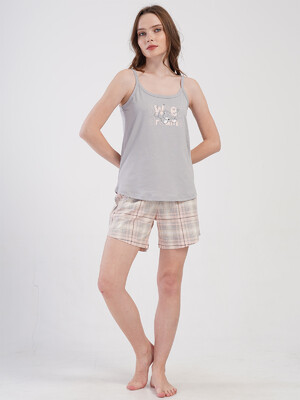 Купить Хлопковый комплект с шортами VIENETTA 4084864206 в Украина в Lingerie.ua - Одяг для дому та відпочинку, Фото 4