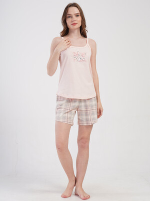 Купить Хлопковый комплект с шортами VIENETTA 4084864206 в Украина в Lingerie.ua - Одяг для дому та відпочинку, Фото 3