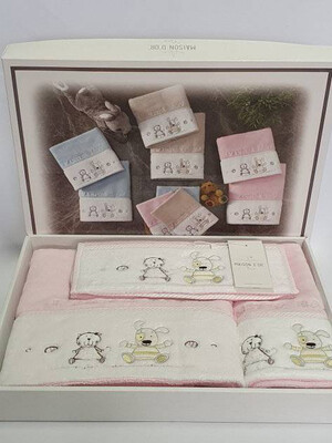 Купить Комплект махровых  полотенец 3 в 1 MAISON D`OR Lamite в Украина в Lingerie.ua - Одяг для дому та відпочинку, Фото 1