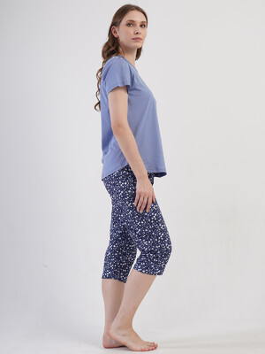 Купить Хлопковый домашний комплект с коротким рукавом VIENETTA 4081222850 в Украина в Lingerie.ua - Одяг для дому та відпочинку, Фото 3