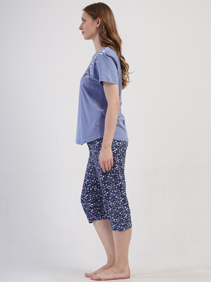 Купить Хлопковый домашний комплект с коротким рукавом VIENETTA 4081222850 в Украина в Lingerie.ua - Одяг для дому та відпочинку, Фото 5