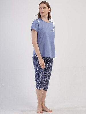 Купить Хлопковый домашний комплект с коротким рукавом VIENETTA 4081222850 в Украина в Lingerie.ua - Одяг для дому та відпочинку, Фото 8