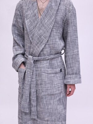 Купить Чоловічий вафельний халат на запах LNGR 170757 Ekke в Украина в Lingerie.ua - Одяг для дому та відпочинку, Фото 2