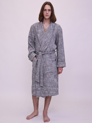 Купить Чоловічий вафельний халат на запах LNGR 170757 Ekke в Украина в Lingerie.ua - Одяг для дому та відпочинку, Фото 10