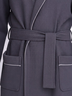 Купить Чоловічий вафельний халат на запах LNGR 170757 Ekke в Украина в Lingerie.ua - Одяг для дому та відпочинку, Фото 8