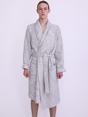 Купить Чоловічий вафельний халат на запах LNGR 170757 Ekke в Украина в Lingerie.ua - Одяг для дому та відпочинку, Фото 6