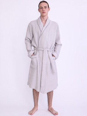 Купить Чоловічий вафельний халат на запах LNGR 170757 Ekke в Украина в Lingerie.ua - Одяг для дому та відпочинку, Фото 5
