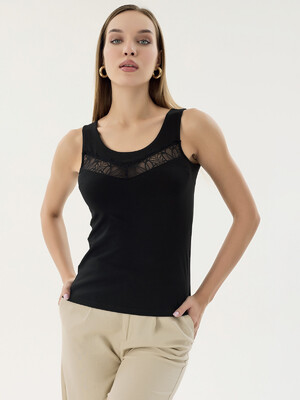 Купить Майка жіноча з мереживною вставкою SEVIM 16270 в Украина в Lingerie.ua - Одяг для дому та відпочинку, Фото 2