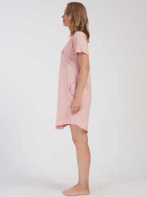 Купить Хлопковая домашняя туника с коротким рукавом VIENETTA 4070760000 в Украина в Lingerie.ua - Одяг для дому та відпочинку, Фото 9