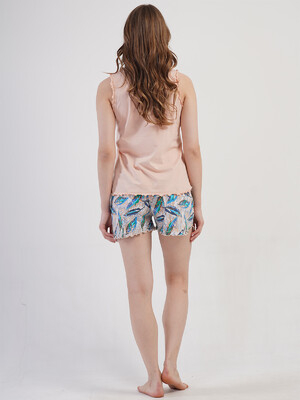 Купить Хлопковый комплект женский из майки и шорт VIENETTA 4082178866 в Украина в Lingerie.ua - Одяг для дому та відпочинку, Фото 6