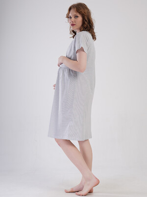 Купить Бавовняна туніка для вагітних і годуючих мам VIENETTA 4080342838 в Украина в Lingerie.ua - Одяг для дому та відпочинку, Фото 5