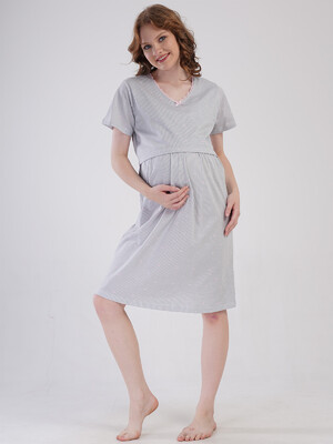 Купить Бавовняна туніка для вагітних і годуючих мам VIENETTA 4080342838 в Украина в Lingerie.ua - Одяг для дому та відпочинку, Фото 6