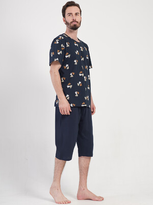 Купить Бавовняний комплект з капрі VIENETTA MAN 4080223520 в Украина в Lingerie.ua - Одяг для дому та відпочинку, Фото 6