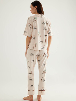 Купить Бавовняна класична піжама з коротким рукавом HAYS 50323 в Украина в Lingerie.ua - Одяг для дому та відпочинку, Фото 7