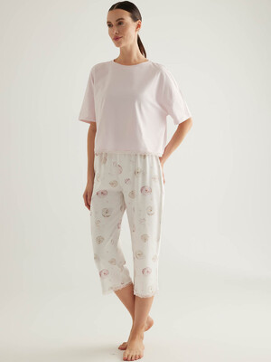 Купить Хлопковый комплект из футболки и капри HAYS 50465 в Украина в Lingerie.ua - Одяг для дому та відпочинку, Фото 3