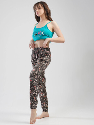 Купить Хлопковые брюки женские большого размера VIENETTA 1115291135 в Украина в Lingerie.ua - Одяг для дому та відпочинку, Фото 4