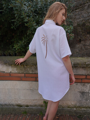 Купить Хлопковый халат на пуговицах VIENETTA PLUS 4120120000 в Украина в Lingerie.ua - Одяг для дому та відпочинку, Фото 8