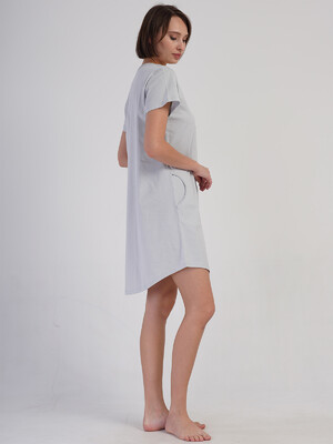 Купить Бавовняна домашня туніка великого розміру VIENETTA 4100620000 в Украина в Lingerie.ua - Одяг для дому та відпочинку, Фото 6