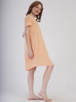 Купить Бавовняна домашня туніка великого розміру з кишенями VIENETTA 4092030000 в Украина в Lingerie.ua - Одяг для дому та відпочинку, Фото 9