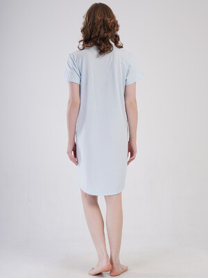 Купить Бавовняна домашня туніка великого розміру з кишенями VIENETTA 4092030000 в Украина в Lingerie.ua - Одяг для дому та відпочинку, Фото 7