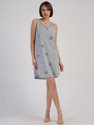 Купить Хлопковая домашняя туника на широких бретельках VIENETTA 4091646203 в Украина в Lingerie.ua - Одяг для дому та відпочинку, Видео