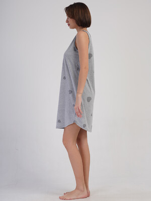 Купить Хлопковая домашняя туника на широких бретельках VIENETTA 4091646203 в Украина в Lingerie.ua - Одяг для дому та відпочинку, Фото 4