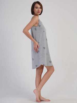 Купить Хлопковая домашняя туника на широких бретельках VIENETTA 4091646203 в Украина в Lingerie.ua - Одяг для дому та відпочинку, Фото 7