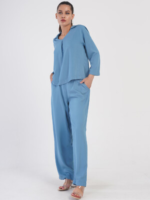 Купить Летний костюм из штапеля с брюками VIENETTA PLUS 4051040000 в Украина в Lingerie.ua - Одяг для дому та відпочинку, Фото 3