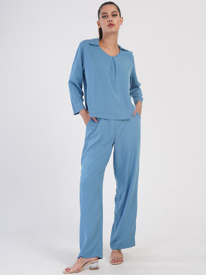 Купить Летний костюм из штапеля с брюками VIENETTA PLUS 4051040000 в Украина в Lingerie.ua - Одяг для дому та відпочинку, Фото 4