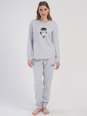 Бавовняний костюм з довгим рукавом VIENETTA 4030200000