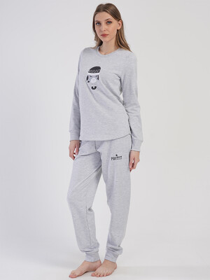 Купить Байковый костюм с длинным рукавом VIENETTA 4030200000 в Украина в Lingerie.ua - Одяг для дому та відпочинку, Фото 2