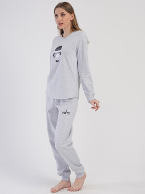 Купить Байковый костюм с длинным рукавом VIENETTA 4030200000 в Украина в Lingerie.ua - Одяг для дому та відпочинку, Фото 3