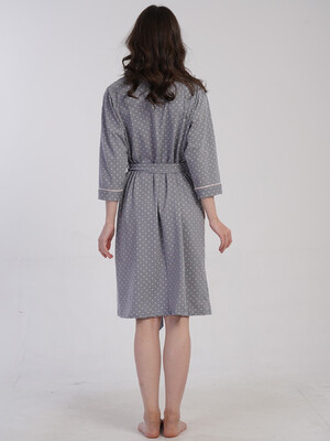 Купить Хлопковый халат женский на запах VIENETTA 5033141248 в Украина в Lingerie.ua - Одяг для дому та відпочинку, Фото 5